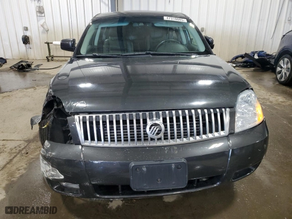 2007 Mercury Montego Premier with VIN 1MEHM42187G603122, listed as a Copart auction lot 47318085 with 0 mi miles and Salvage Title. Bid and sale history available at carsss.com. Image 5.
