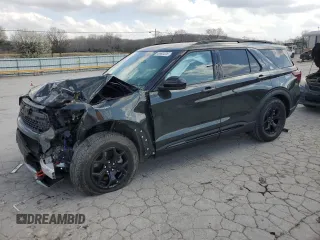 2023 Ford Explorer Timberline z VIN 1FMSK8JH9PGA98190, wystawiony jako Copart lot #48993205 z przebiegiem 31 504 mil mil oraz Szkoda całkowita • Salvage title. Historia ofert i sprzedaży dostępna na DreamBid. Obrazek 1.