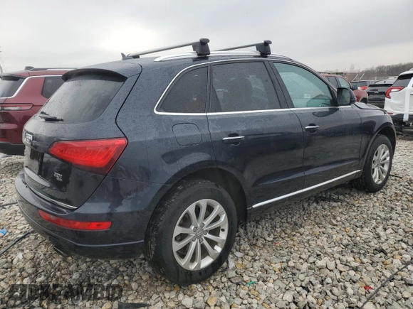 2015 Audi Q5 Premium Plus with VIN WA1LFAFP5FA002958, listed as a Copart auction lot 52501115 with 122,102 mi miles and Clean Title. Bid and sale history available at carsss.com. Image 3.