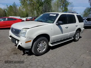 2004 Mercury Mountaineer Convenience z VIN 4M2DU86W34ZJ44525, wystawiony jako Copart lot #53150595 z przebiegiem 239 830 mil mil oraz Szkody całkowita. Historia ofert i sprzedaży dostępna na DreamBid. Obrazek 1.