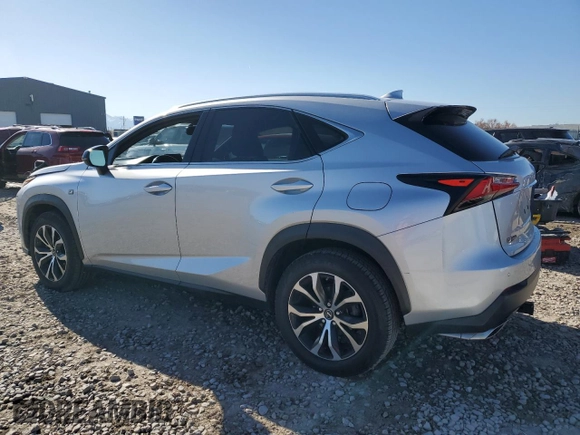 2015 Lexus NX 200t z VIN JTJBARBZ8F2029567, wystawiony jako Copart lot #54984325 z przebiegiem 86 328 mil mil oraz Szkoda całkowita • Salvage title. Historia ofert i sprzedaży dostępna na DreamBid. Obrazek 2.
