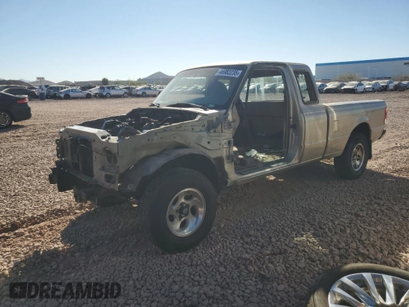 1999 Ford Ranger XL with VIN 1FTYR14C0XPA49154, listed as a Copart auction lot 46982235 with 178,488 mi miles and Salvage Title. Bid and sale history available at carsss.com. Image 1.