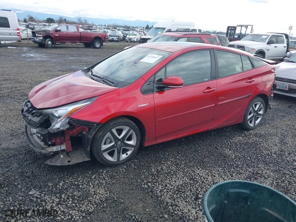 2016 Toyota Prius Four with VIN JTDKARFU7G3517602, listed as a IAAI auction lot 41536667 with 26,728 mi miles. Bid and sale history available at carsss.com. Image 20.
