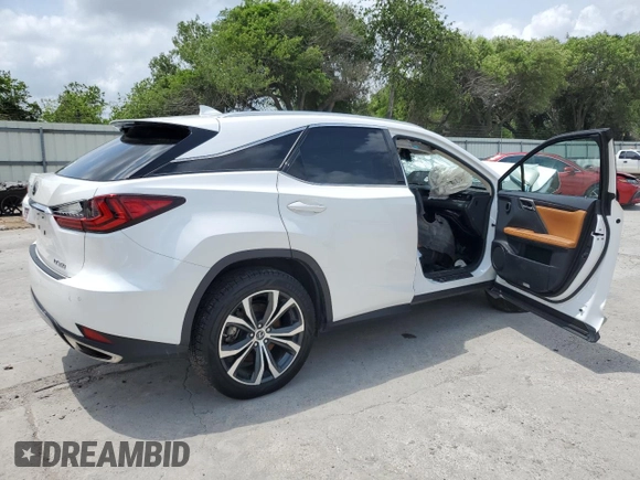 2021 Lexus RX 350 with VIN 2T2HZMAA9MC205427, listed as a Copart auction lot 54352755 with Not Provided miles and Salvage Title. Bid and sale history available at DreamBid. Image 3.