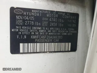 2006 Hyundai Azera SE with VIN KMHFC46F26A046383, listed as a Copart auction lot 47971535 with 306,323 mi miles and Salvage Title. Bid and sale history available at carsss.com. Image 12.