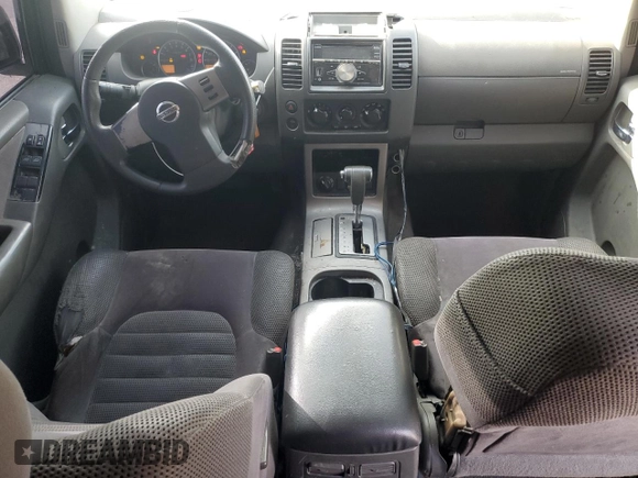 2007 Nissan Pathfinder SE with VIN 5N1AR18W27C610933, listed as a Copart auction lot 46548185 with 195,232 mi miles and Salvage Title. Bid and sale history available at carsss.com. Image 8.