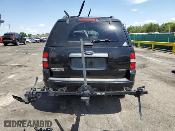 2009 Ford Explorer XLT with VIN 1FMEU73E19UA17112, listed as a Copart auction lot 58079585 with 80,832 mi miles and Non repairable. Bid and sale history available at DreamBid. Image 6.