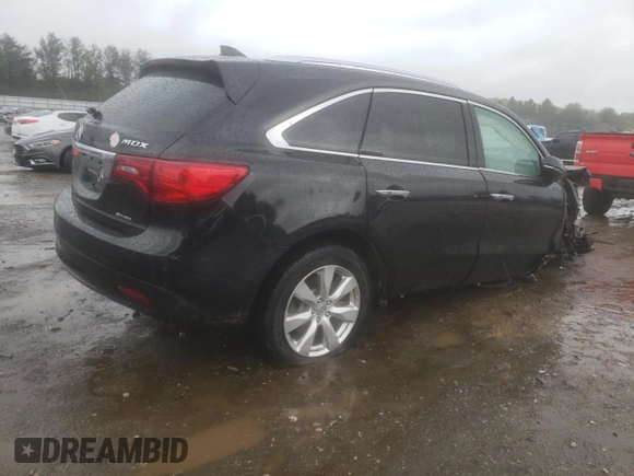 2016 Acura MDX w/Advance with VIN 5FRYD4H99GB059785, listed as a Copart auction lot 50500753 with 0 mi miles. Bid and sale history available at carsss.com. Image 3.