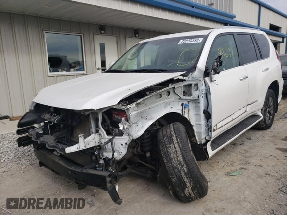 2017 Lexus GX with VIN JTJBM7FX7H5149768, listed as a Copart auction lot 72054332 with 84,672 mi miles. Bid and sale history available at carsss.com. Image 1.