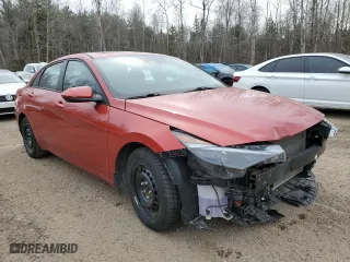 2021 Hyundai Elantra SEL with VIN KMHLM4AG3MU142423, listed as a Copart auction lot 52602995 with 115,571 mi miles and Salvage Title. Bid and sale history available at carsss.com. Image 4.