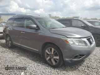 2015 Nissan Pathfinder SV with VIN 5N1AR2MM8FC654587, listed as a Copart auction lot 55139465 with 102,397 mi miles and Salvage Title. Bid and sale history available at carsss.com. Image 4.