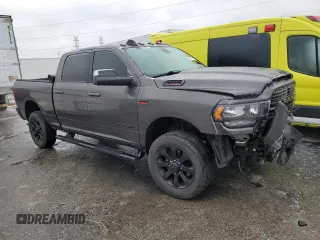 2020 Ram 2500 Big Horn with VIN 3C6UR5DJXLG192347, listed as a Copart auction lot 44371895 with 42,884 mi miles and Salvage Title. Bid and sale history available at carsss.com. Image 4.