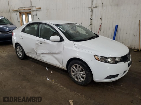2010 Kia Forte LX with VIN KNAFT4A20A5285843, listed as a Copart auction lot 54995945 with 393,912 mi miles and Salvage Title. Bid and sale history available at carsss.com. Image 4.