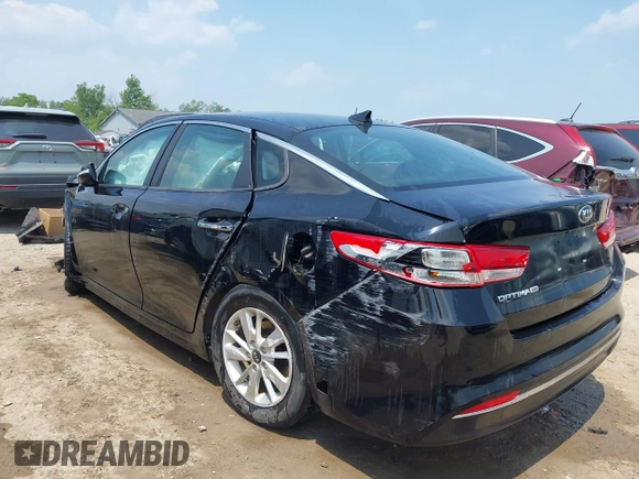 2017 Kia Optima LX with VIN 5XXGT4L39HG146829, listed as a IAAI auction lot 42369902 with 43,530 mi miles and . Bid and sale history available at DreamBid. Image 3.