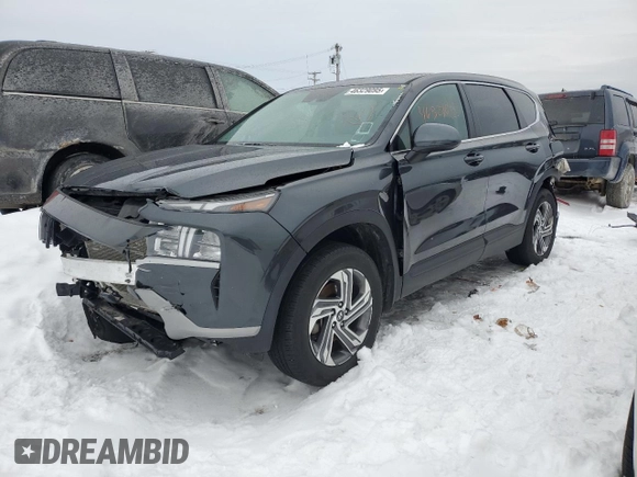 2023 Hyundai Santa Fe SE z VIN 5NMS1DAJ6PH653821, wystawiony jako Copart lot #46329095 z przebiegiem 14 680 mil mil oraz Nie do naprawy • Non repairable. Historia ofert i sprzedaży dostępna na DreamBid. Obrazek 1.