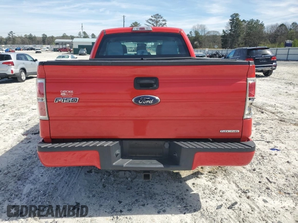 2013 Ford F-150 XL with VIN 1FTFX1CF4DKF89981, listed as a Copart auction lot 49700395 with 127,034 mi miles and Salvage Title. Bid and sale history available at carsss.com. Image 6.