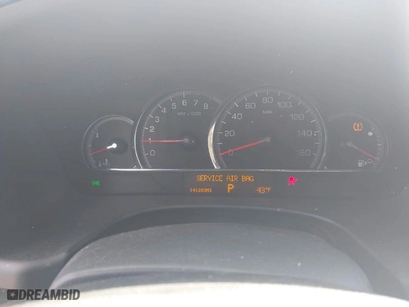 2008 Cadillac STS AWD w/1SB with VIN 1G6DD67V180140356, listed as a IAAI auction lot 41902801 with NaN miles. Bid and sale history available at carsss.com. Image 7.