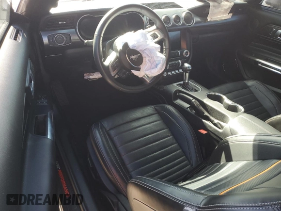 2021 Ford Mustang Mach 1 with VIN 1FA6P8R08M5552061, listed as a Copart auction lot 82644414 with 0 mi miles and Salvage Title. Bid and sale history available at carsss.com. Image 8.