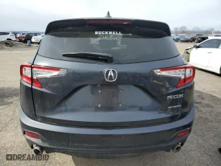 2020 Acura RDX w/Technology Pkg with VIN 5J8TC2H59LL006772, listed as a Copart auction lot 45797615 with 0 mi miles and Salvage Title. Bid and sale history available at carsss.com. Image 6.