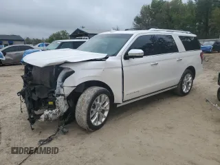 2019 Ford Expedition Max Platinum z VIN 1FMJK1MTXKEA84516, wystawiony jako Copart lot #51281815 z przebiegiem 73 377 mil mil oraz Szkoda całkowita • Salvage title. Historia ofert i sprzedaży dostępna na DreamBid. Obrazek 1.