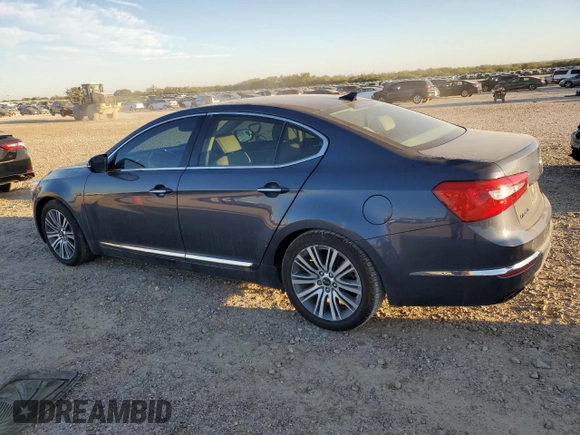 2014 Kia Cadenza Premium with VIN KNALN4D76E5162994, listed as a Copart auction lot 82047484 with 0 mi miles and Salvage Title. Bid and sale history available at carsss.com. Image 2.