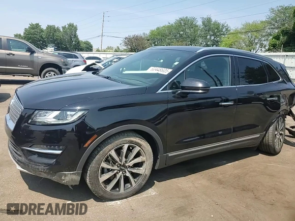 2019 Lincoln MKC Reserve with VIN 5LMCJ3C97KUL21835, listed as a Copart auction lot 60448605 with 46,193 mi miles and Salvage title. Bid and sale history available at DreamBid. Image 14.