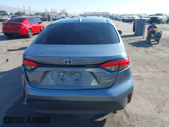 2023 Toyota Corolla Hybrid LE with VIN JTDBCMFEXP3006343, listed as a IAAI auction lot 41056503 with 121,690 mi miles. Bid and sale history available at carsss.com. Image 16.