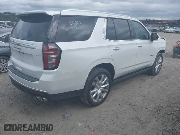 2023 Chevrolet Tahoe High Country z VIN 1GNSCTKL1PR544951, wystawiony jako IAAI lot #42113529 z przebiegiem 33 106 mil mil oraz . Historia ofert i sprzedaży dostępna na DreamBid. Obrazek 4.