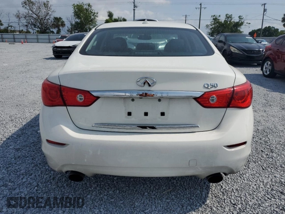 2017 Infiniti Q50 Premium z VIN JN1EV7AP0HM742479, wystawiony jako Copart lot #56358265 z przebiegiem 80 911 mil mil oraz Szkoda całkowita • Salvage title. Historia ofert i sprzedaży dostępna na DreamBid. Obrazek 6.