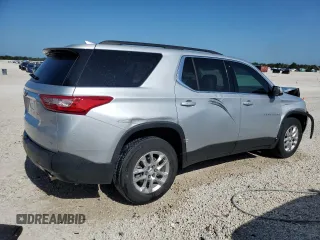 2021 Chevrolet Traverse LT Cloth with VIN 1GNERGKW3MJ125412, listed as a Copart auction lot 67136104 with 76,129 mi miles and Non Repairable. Bid and sale history available at carsss.com. Image 3.