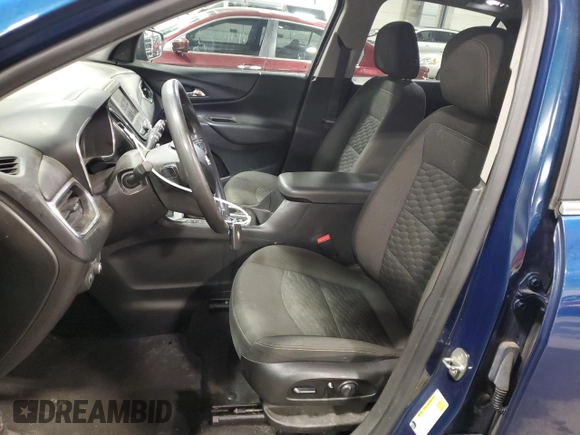 2021 Chevrolet Equinox LT with VIN 2GNAXUEV3M6143606, listed as a Copart auction lot 52160375 with 90,449 mi miles and Salvage Title. Bid and sale history available at DreamBid. Image 7.
