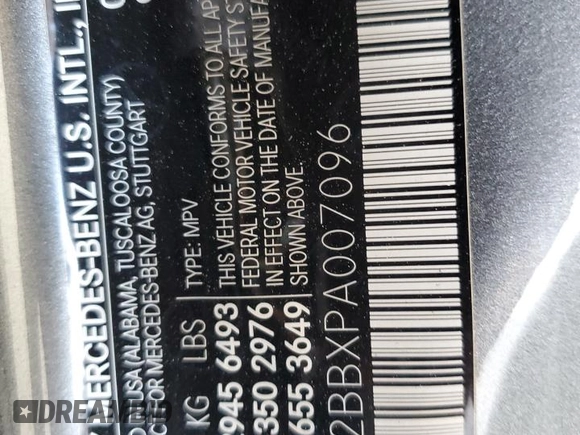 2023 Mercedes-Benz EQE 350+ z VIN 4JGGM2BBXPA007096, wystawiony jako Copart lot #64667993 z przebiegiem 1 600 mil mil oraz . Historia ofert i sprzedaży dostępna na DreamBid. Obrazek 14.