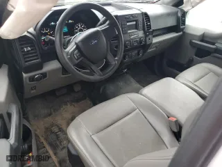2019 Ford F-150 XL with VIN 1FTMF1CB7KKD21883, listed as a Copart auction lot 46218245 with 128,411 mi miles and Salvage Title. Bid and sale history available at carsss.com. Image 8.
