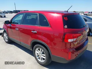 2015 Kia Sorento LX with VIN 5XYKT3A62FG592895, listed as a IAAI auction lot 41968561 with 99,761 mi miles. Bid and sale history available at carsss.com. Image 3.