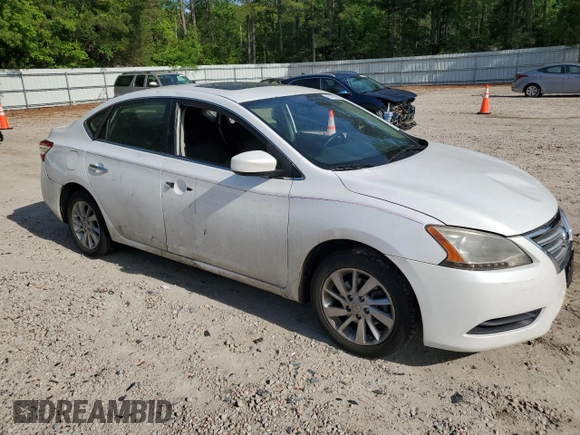 2015 Nissan Sentra S with VIN 3N1AB7AP7FY304947, listed as a Copart auction lot 54135715 with 115,716 mi miles and Clean Title. Bid and sale history available at carsss.com. Image 4.