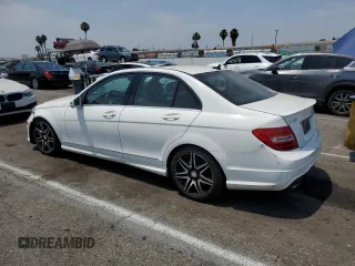 2014 Mercedes-Benz C 350 Sport with VIN WDDGF5HB0ER314501, listed as a Copart auction lot 62274664 with 243,546 mi miles and Salvage Title. Bid and sale history available at DreamBid. Image 2.