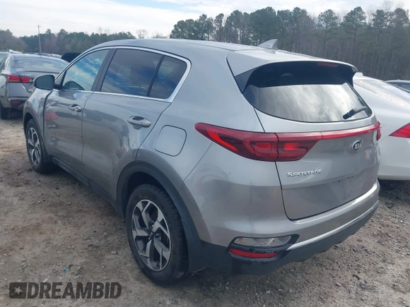 2021 Kia Sportage LX with VIN KNDPM3AC8M7938693, listed as a IAAI auction lot 41731649 with 91,994 mi miles. Bid and sale history available at carsss.com. Image 3.