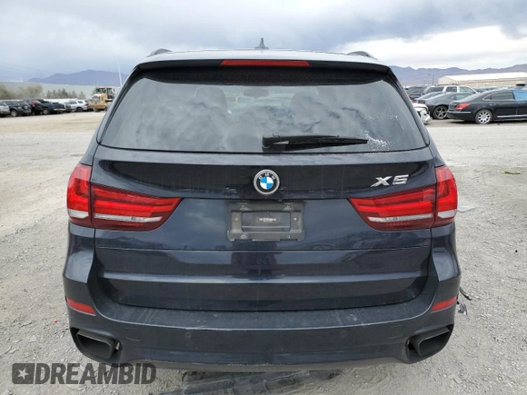 2016 BMW X5 xDrive50i with VIN 5UXKR6C50G0J80761, listed as a Copart auction lot 48823235 with 97,978 mi miles and Salvage Title. Bid and sale history available at carsss.com. Image 6.