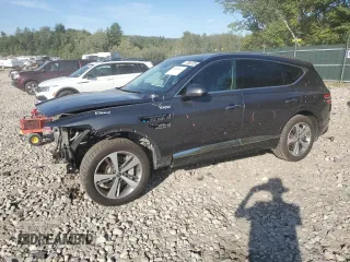 2021 Genesis GV80 Advanced Plus with VIN KMUHCESC9MU070428, listed as a Copart auction lot 70807624 with 32,998 mi miles and Salvage Title. Bid and sale history available at DreamBid. Image 1.
