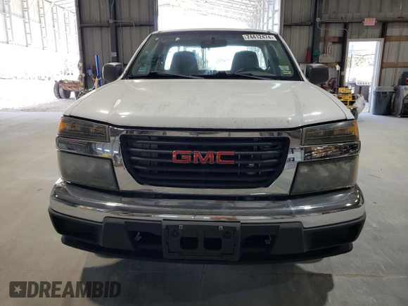 2006 GMC Canyon Work Truck with VIN 1GTCS148368272274, listed as a Copart auction lot 74412474 with 70,188 mi miles and Salvage Title. Bid and sale history available at carsss.com. Image 5.