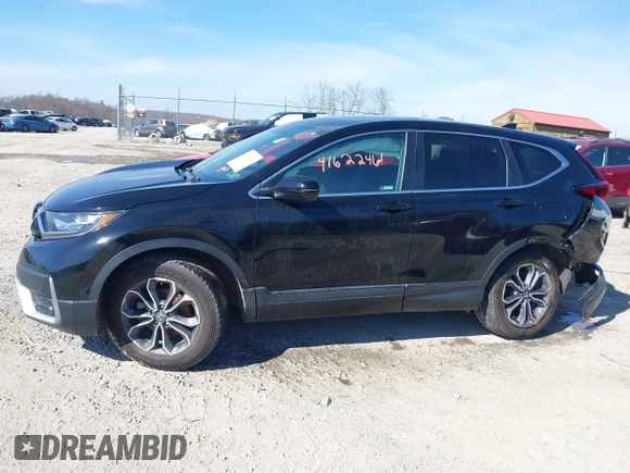 2021 Honda CR-V EX with VIN 2HKRW2H51MH676600, listed as a IAAI auction lot 41622461 with 86,252 mi miles. Bid and sale history available at carsss.com. Image 14.