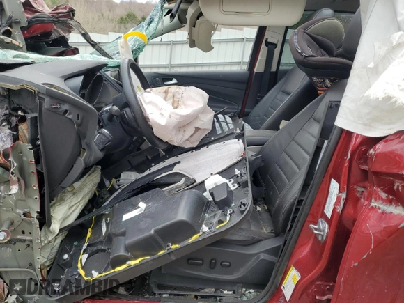 2013 Ford Escape SEL with VIN 1FMCU9HX4DUA56847, listed as a Copart auction lot 52321575 with Not provided miles and Salvage title. Bid and sale history available at DreamBid. Image 7.