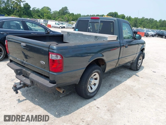 2004 Ford Ranger XL with VIN 1FTYR10U54PB64598, listed as a IAAI auction lot 42366828 with 219,428 mi miles and . Bid and sale history available at DreamBid. Image 4.