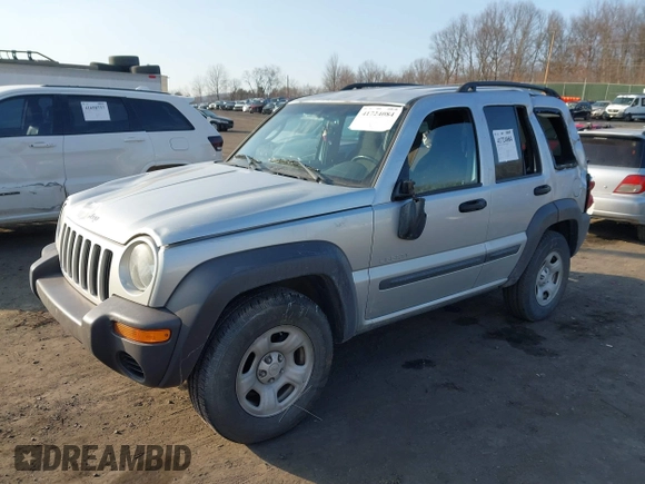 2004 Jeep Liberty Sport with VIN 1J4GK48K34W101682, listed as a IAAI auction lot 41724084 with 58,784 mi miles and . Bid and sale history available at DreamBid. Image 17.