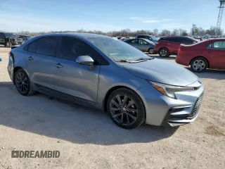 2024 Toyota Corolla SE with VIN 5YFS4MCE8RP197501, listed as a Copart auction lot 45328175 with 9,942 mi miles and Salvage Title. Bid and sale history available at DreamBid. Image 4.