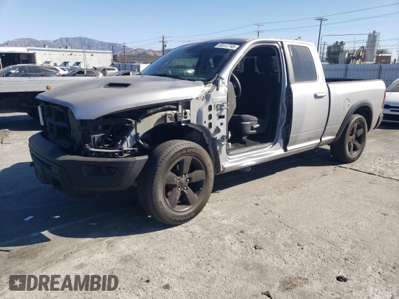 2019 Ram 1500 Classic Warlock with VIN 1C6RR6GG6KS676714, listed as a Copart auction lot 88512745 with 92,806 mi miles and Salvage Title. Bid and sale history available at carsss.com. Image 1.