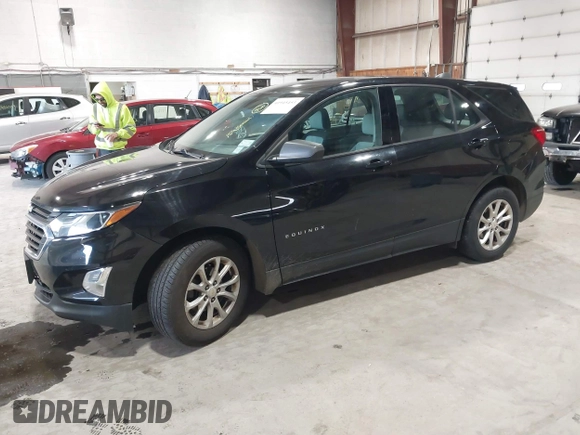 2019 Chevrolet Equinox LS with VIN 2GNAXSEV1K6251305, listed as a IAAI auction lot 41945453 with 154,300 mi miles and . Bid and sale history available at DreamBid. Image 17.