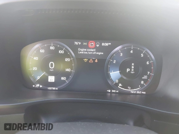 2019 Volvo XC40 R-Design z VIN YV4AC2HM7K2149105, wystawiony jako IAAI lot #41857899 z przebiegiem 122 736 mil mil oraz . Historia ofert i sprzedaży dostępna na DreamBid. Obrazek 7.