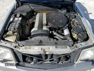 1991 MERCEDES-BENZ SL-CLASS SL with VIN WDBFA61E1MF022918, listed as a Copart auction lot 85011784 with 262,144 mi miles and Salvage Title. Bid and sale history available at DreamBid. Image 11.