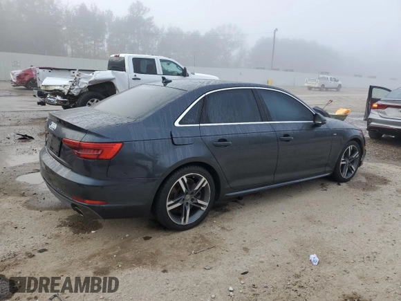 2017 Audi A4 Premium Plus with VIN WAULNAF49HN028342, listed as a Copart auction lot 84749944 with 66,932 mi miles and Salvage Title. Bid and sale history available at carsss.com. Image 3.